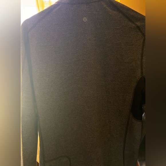Lululemon zip pullover size large top heathered gray - Picture 5 of 9